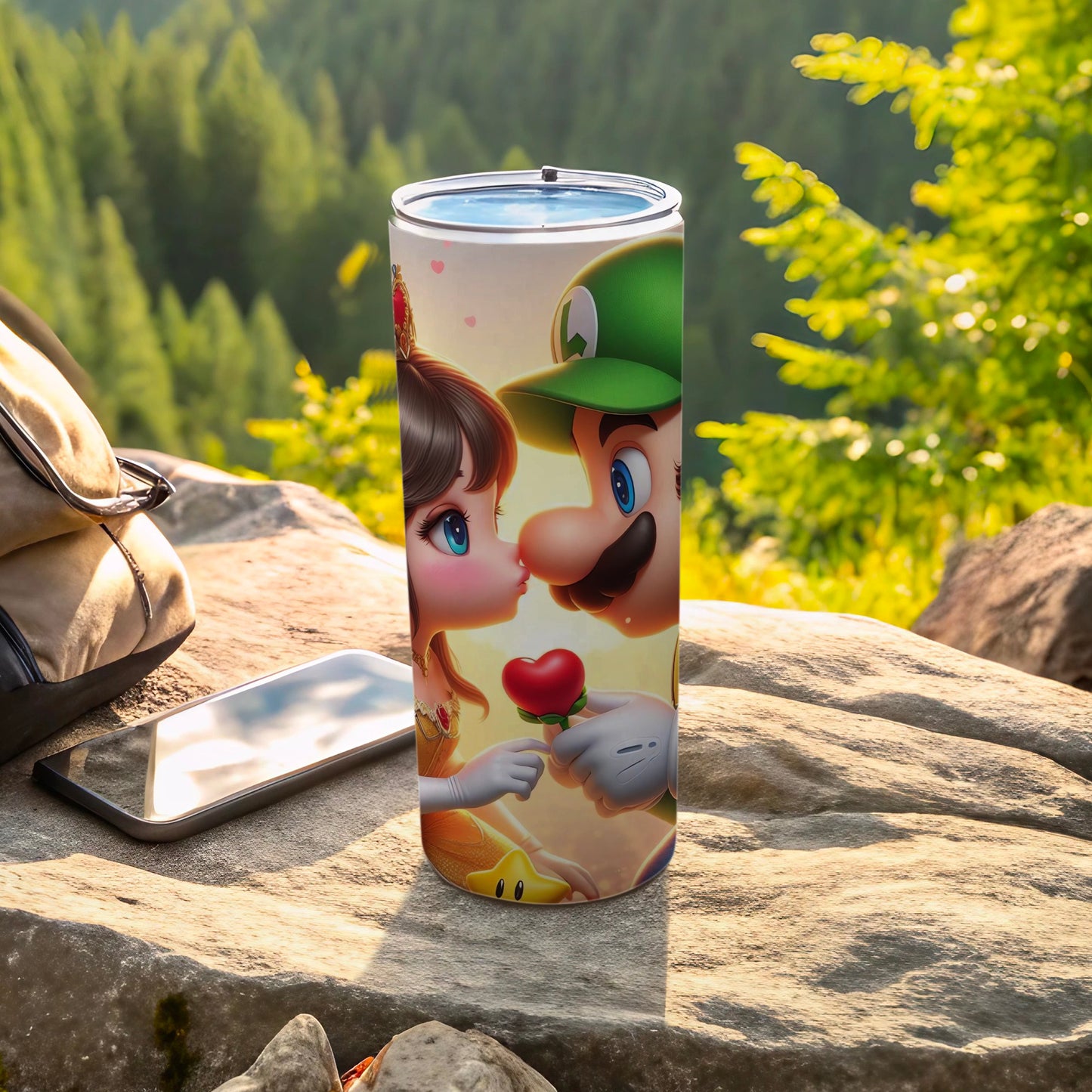 Adorable Characters Scenic Outdoor Travel Mug
