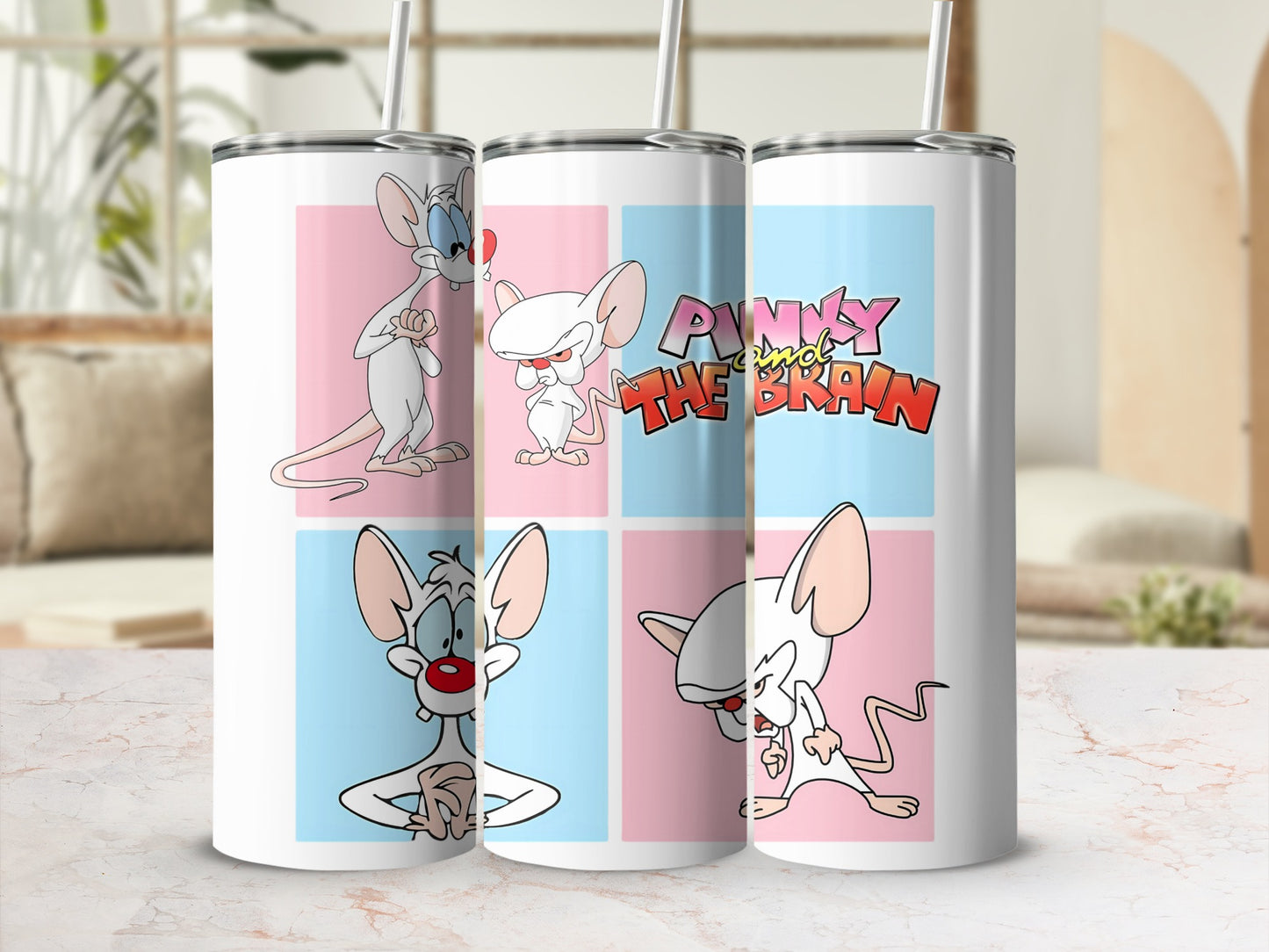 Pinky and The Brain Custom Design Tumbler Product