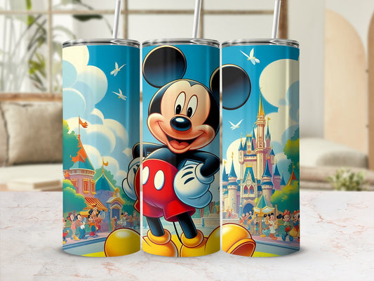 Colorful Fantasy Character Castle Adventure tumbler