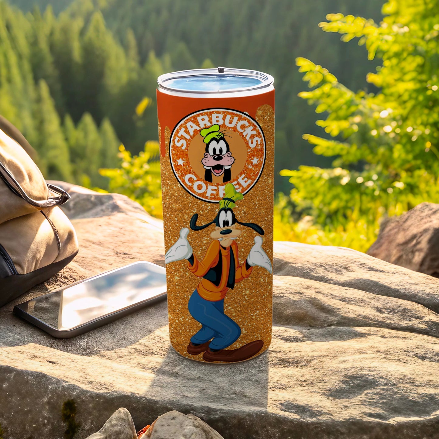 Goofy Character Design Starbucks Coffee Tumbler