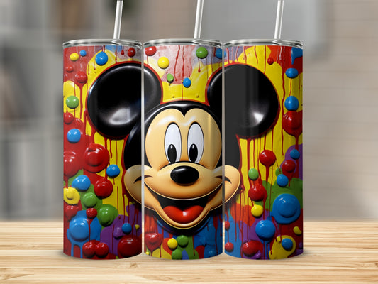 Colorful Cartoon Character Art Tumbler Drinkware