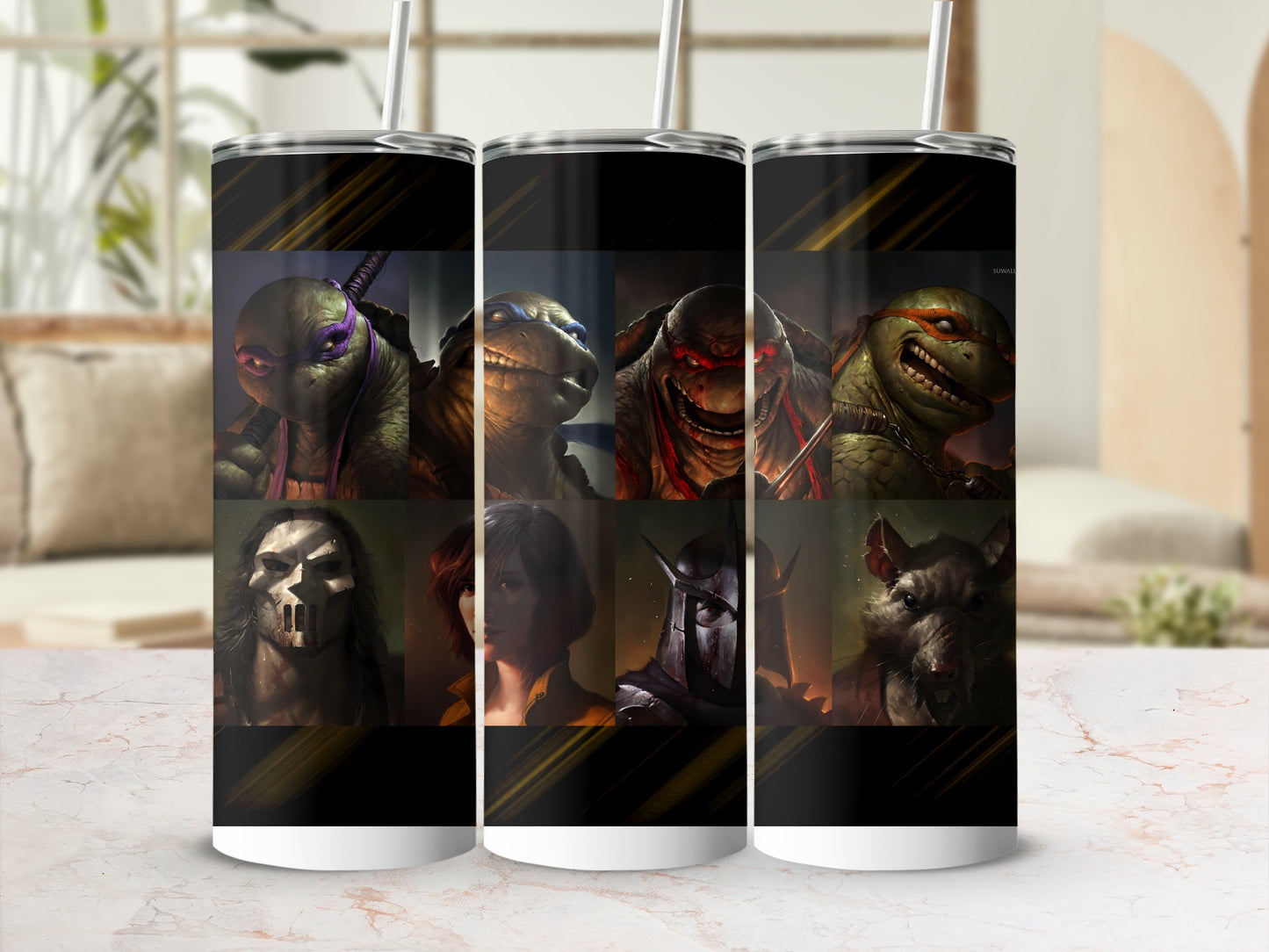 Heroes Collection Stainless Steel Tumbler Set