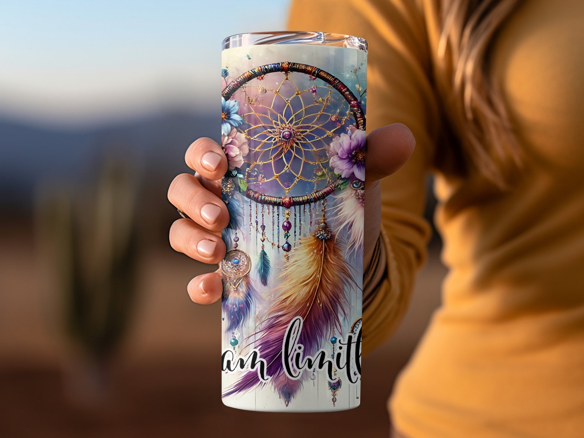 Inspirational Dreamcatcher Design Insulated Travel Mug