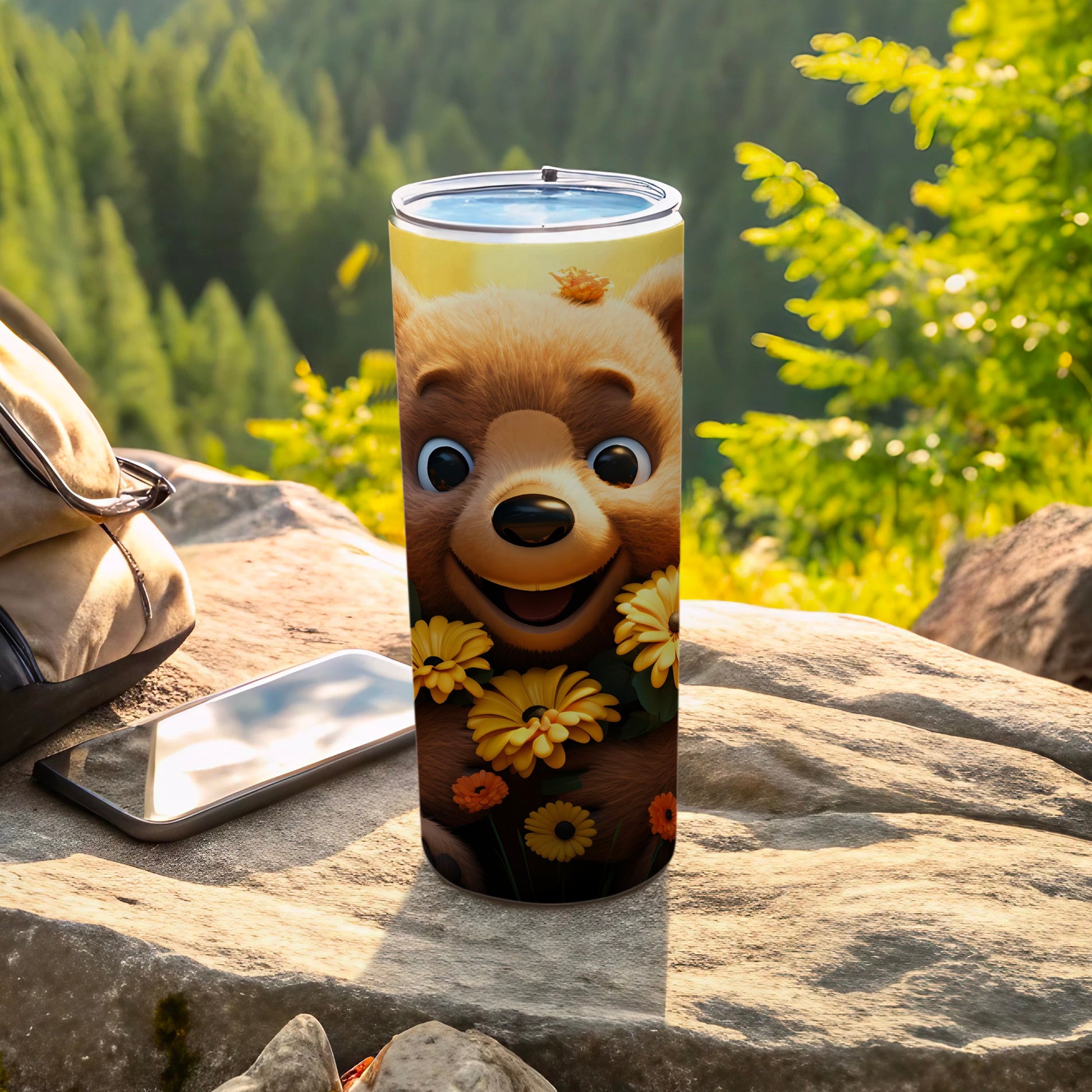 Happy Cartoon Bear Yellow Flowers Tumbler product type

Bear
Cartoon Bear
Cute Animal
Happy Design
Yellow Flowers
Floral Print
Tumbler
Drinkware
Insulated Bottle
Travel Mug
Nature Theme
Forest Scene
Outdoor Accessory
Kids Gift
Beverage Container
Animal Character
Smiling Bear
Sunny Design
Wildlife Art
Adventure Gear