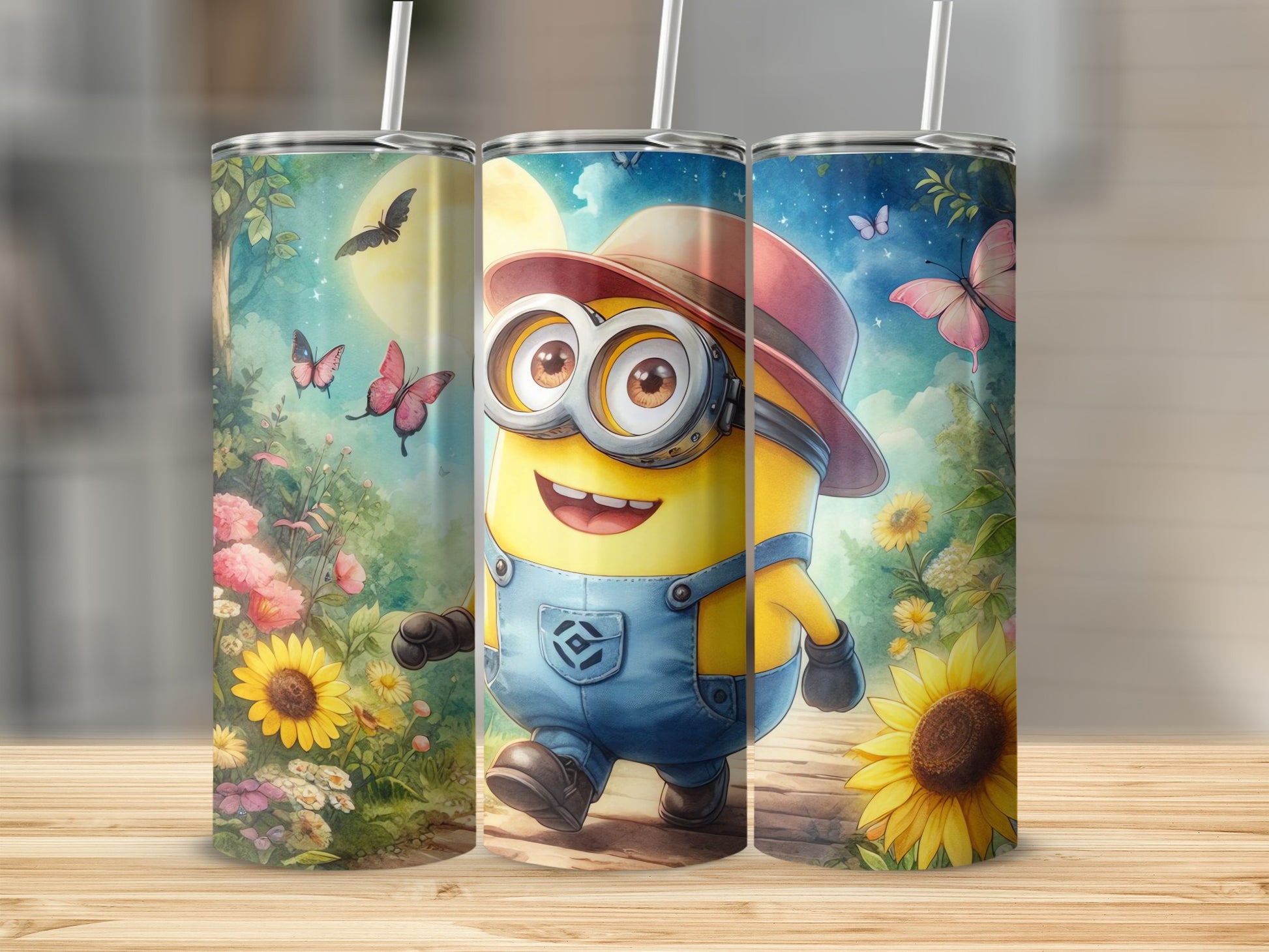 Adorable Colorful Cartoon Character Insulated Cup