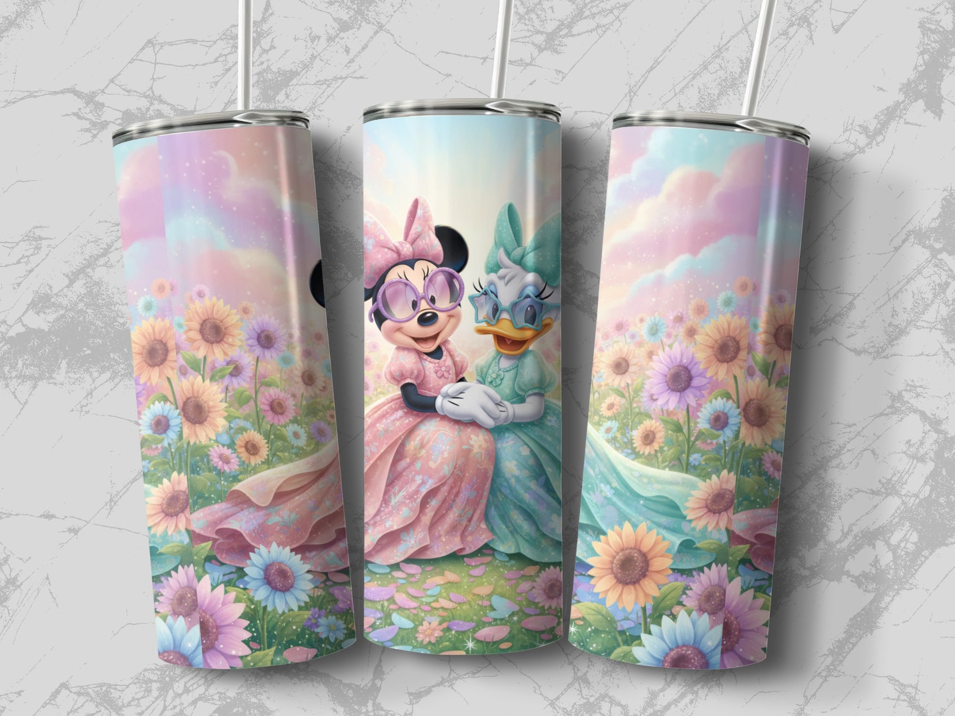 Minnie and Daisy Floral Fantasy Tumbler Cup