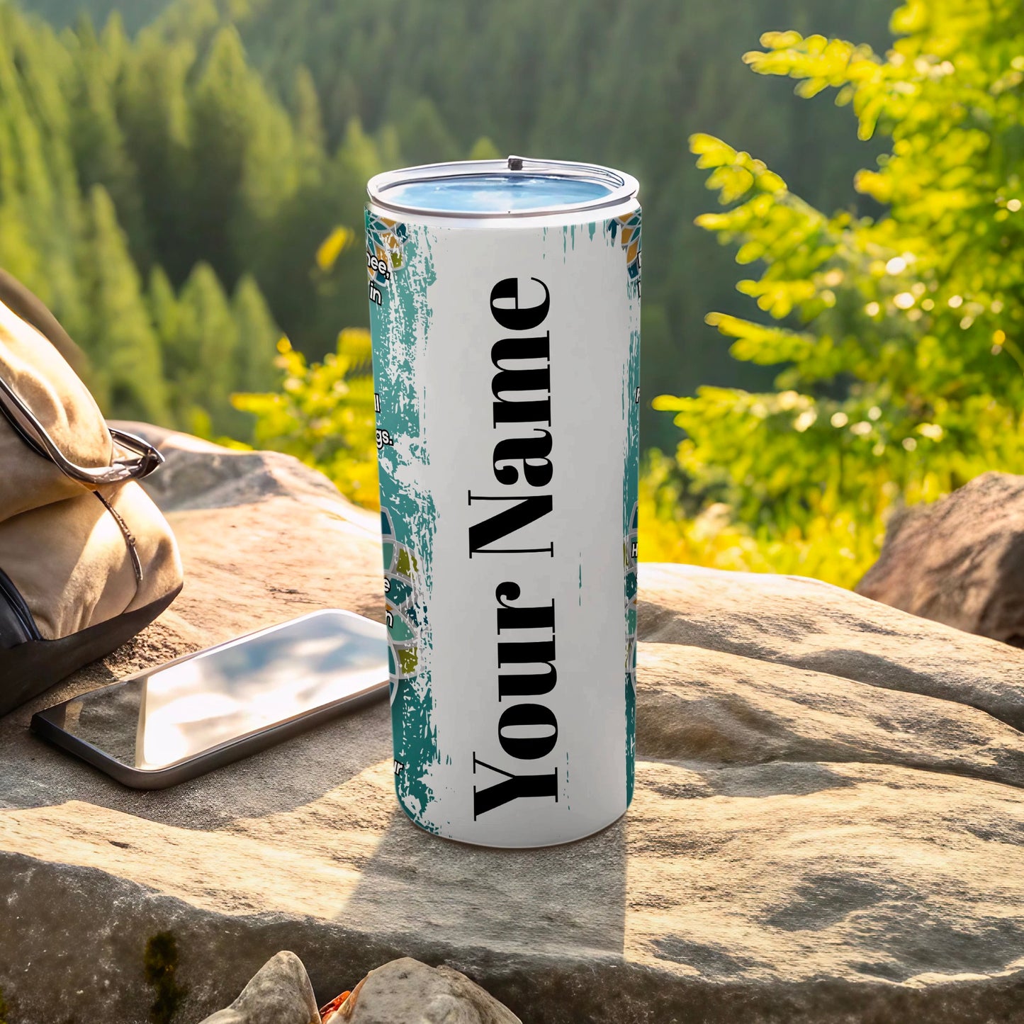 Personalized Your Name Travel Tumbler for Outdoor Adventures