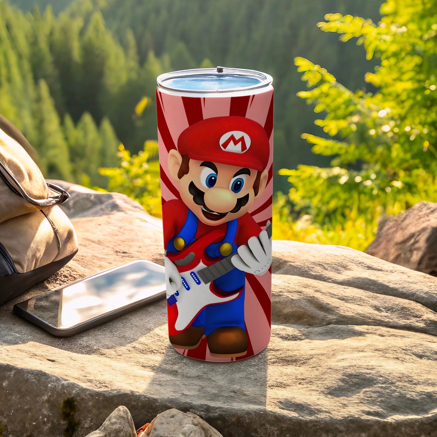 Vibrant Adventure Character Travel Mug for Gamers