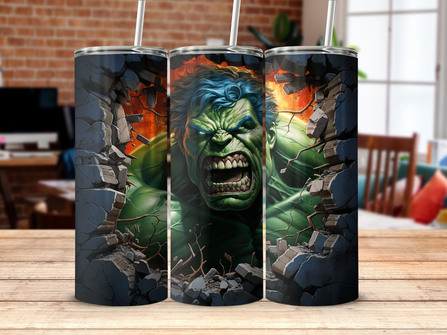 Marvel Hulk Tumbler Avengers Themed Drinkware Tumblers