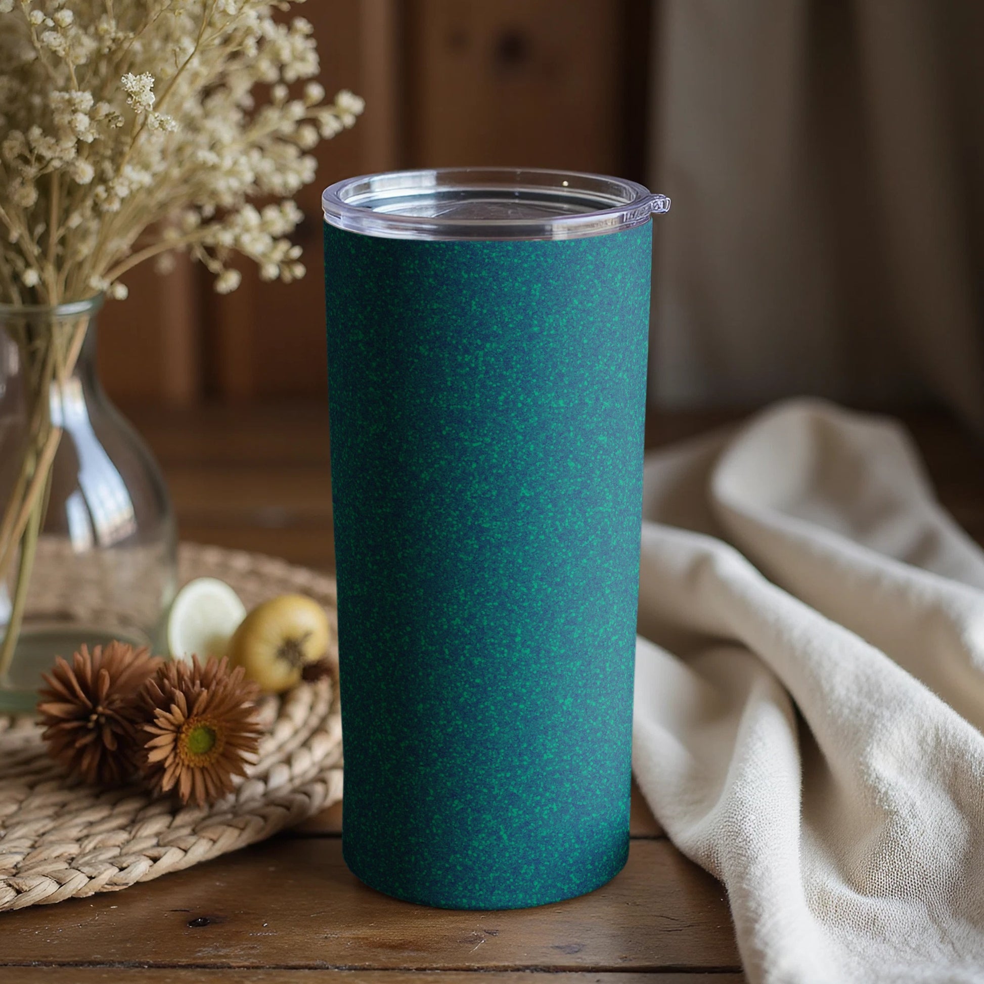 Stylish Green Travel Tumbler Cup for Everyday Use