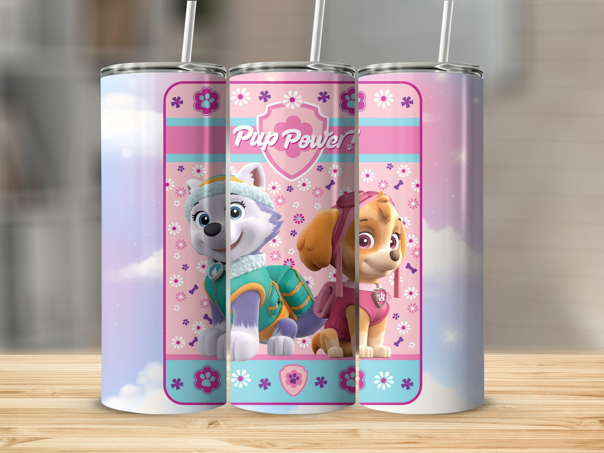 Paw Patrol Pup Power Cartoon Character Tumbler Cups