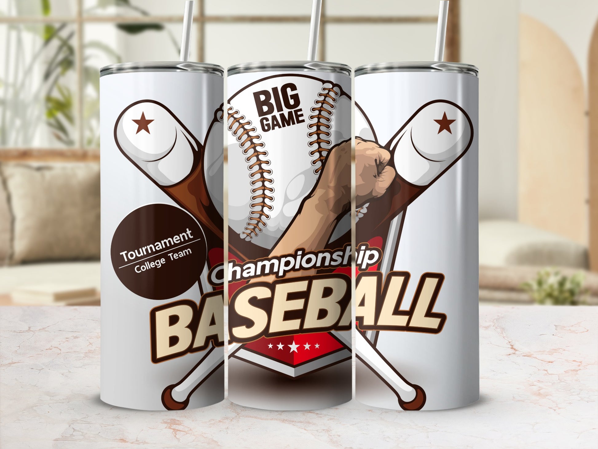 Championship Baseball Tournament Tumbler