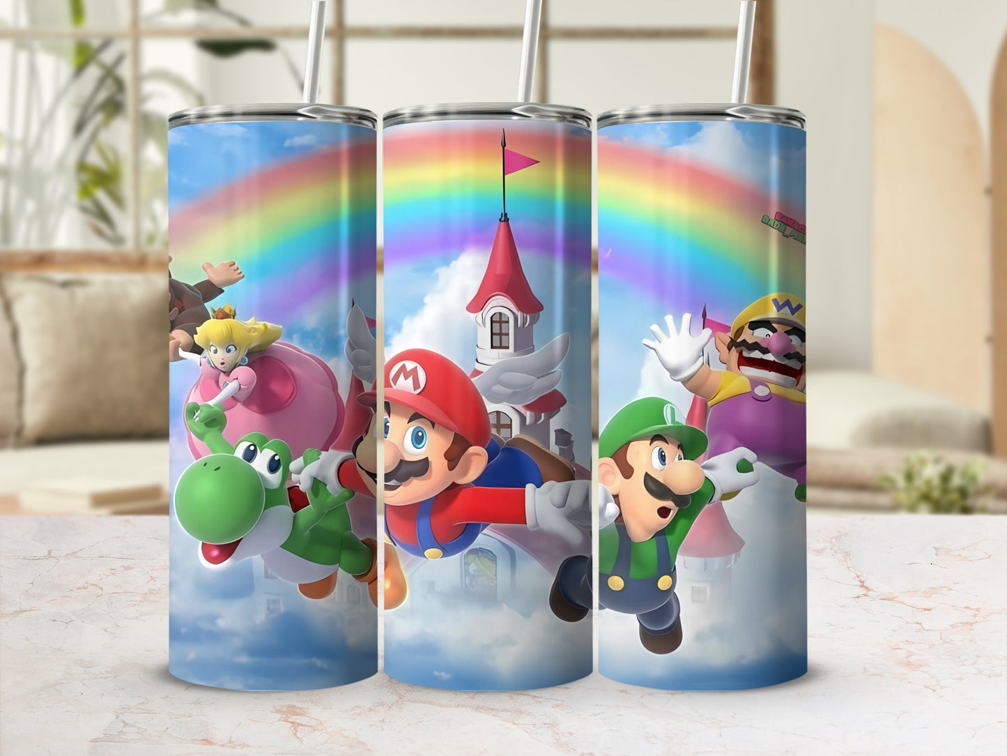 Colorful Character Adventure Stainless Steel Tumbler