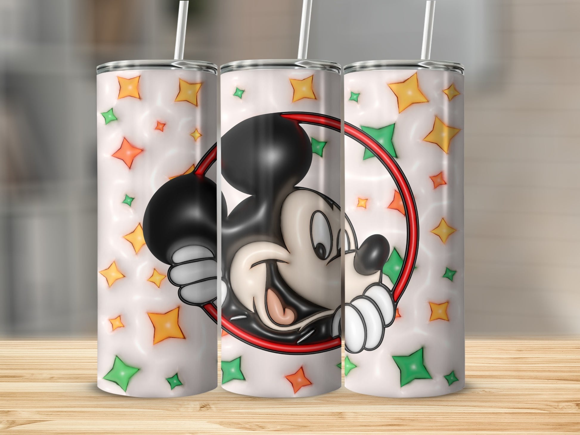 Colorful Cartoon Character Design Tumbler Cup for Kids