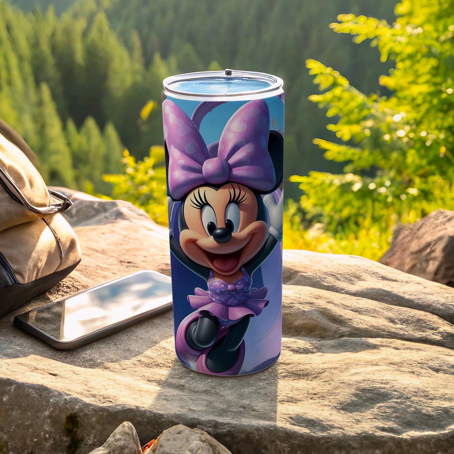 Cute Minnie Mouse Tumbler for Outdoor Adventures
