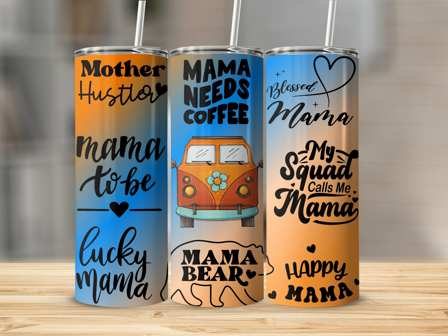 Mother Hustler Mama Needs Coffee Blessed Mama  product