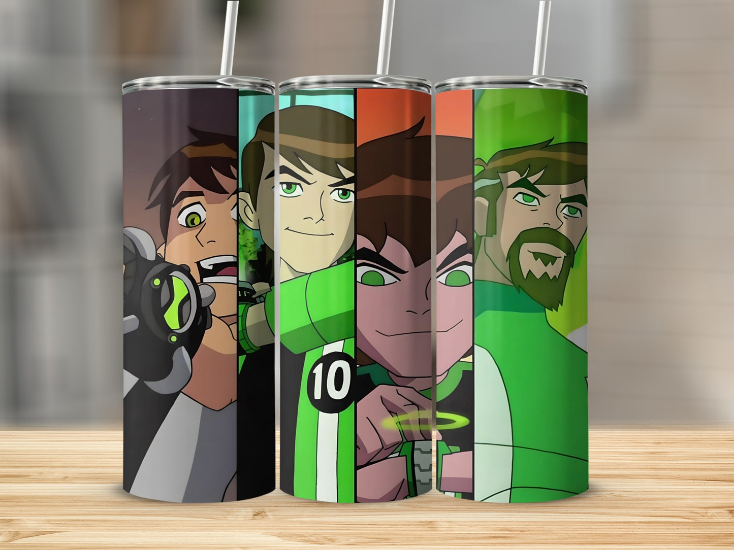 Ben 10 Character Print Stainless Steel Tumbler Cup