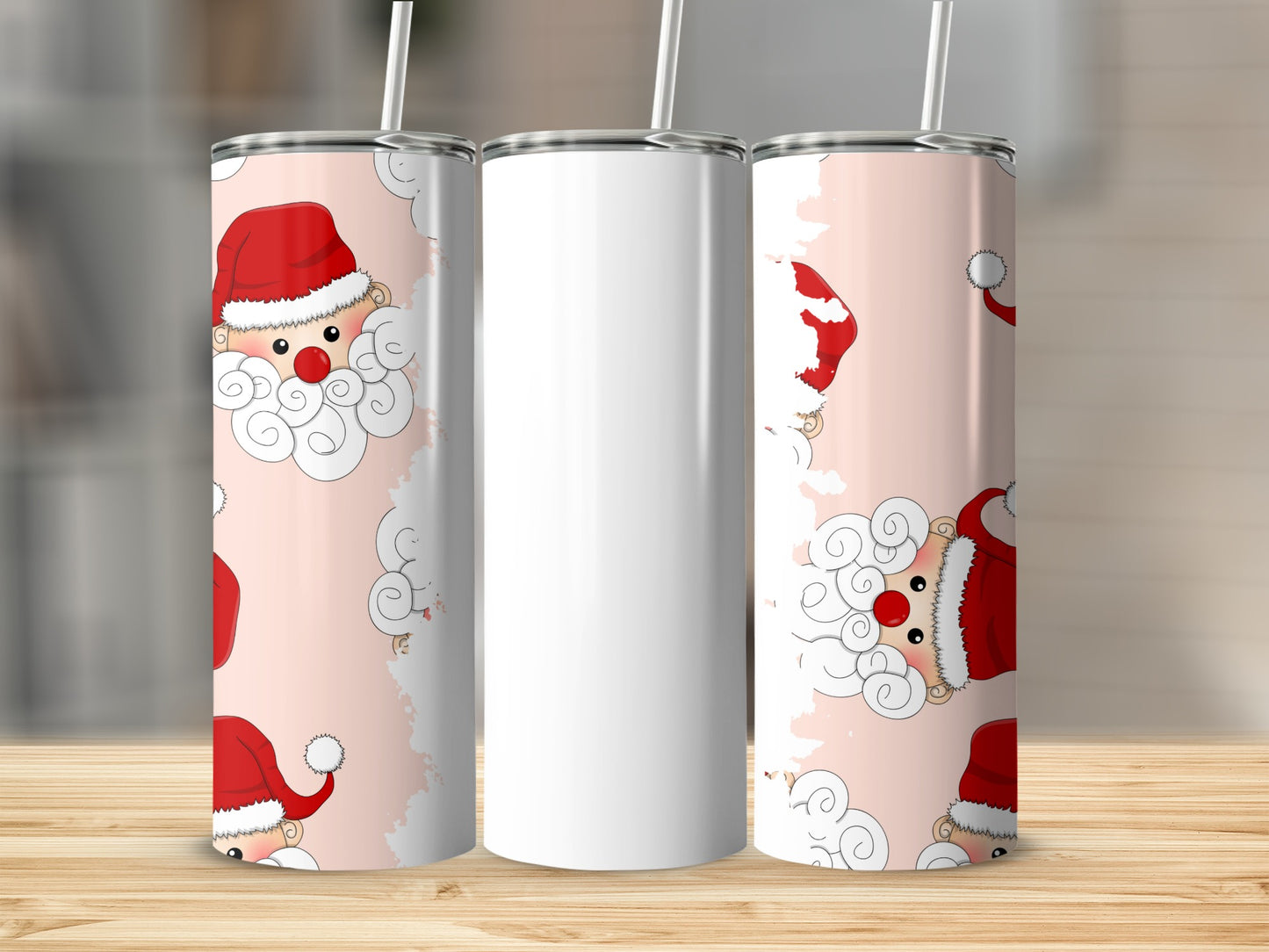 Cute Santa Claus Design Christmas Tumbler product