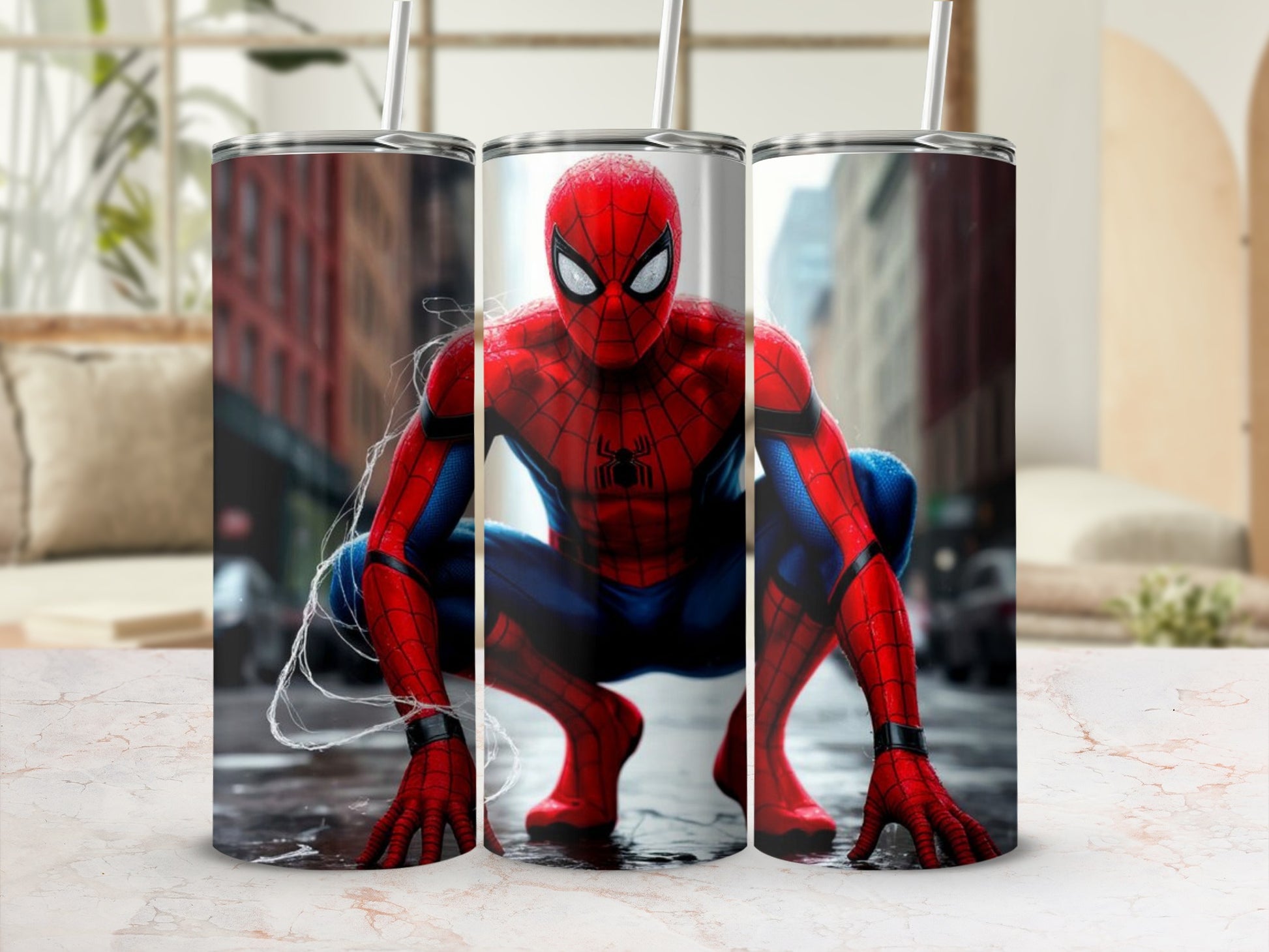 Spider-Man City Scene Insulated Tumbler Cup