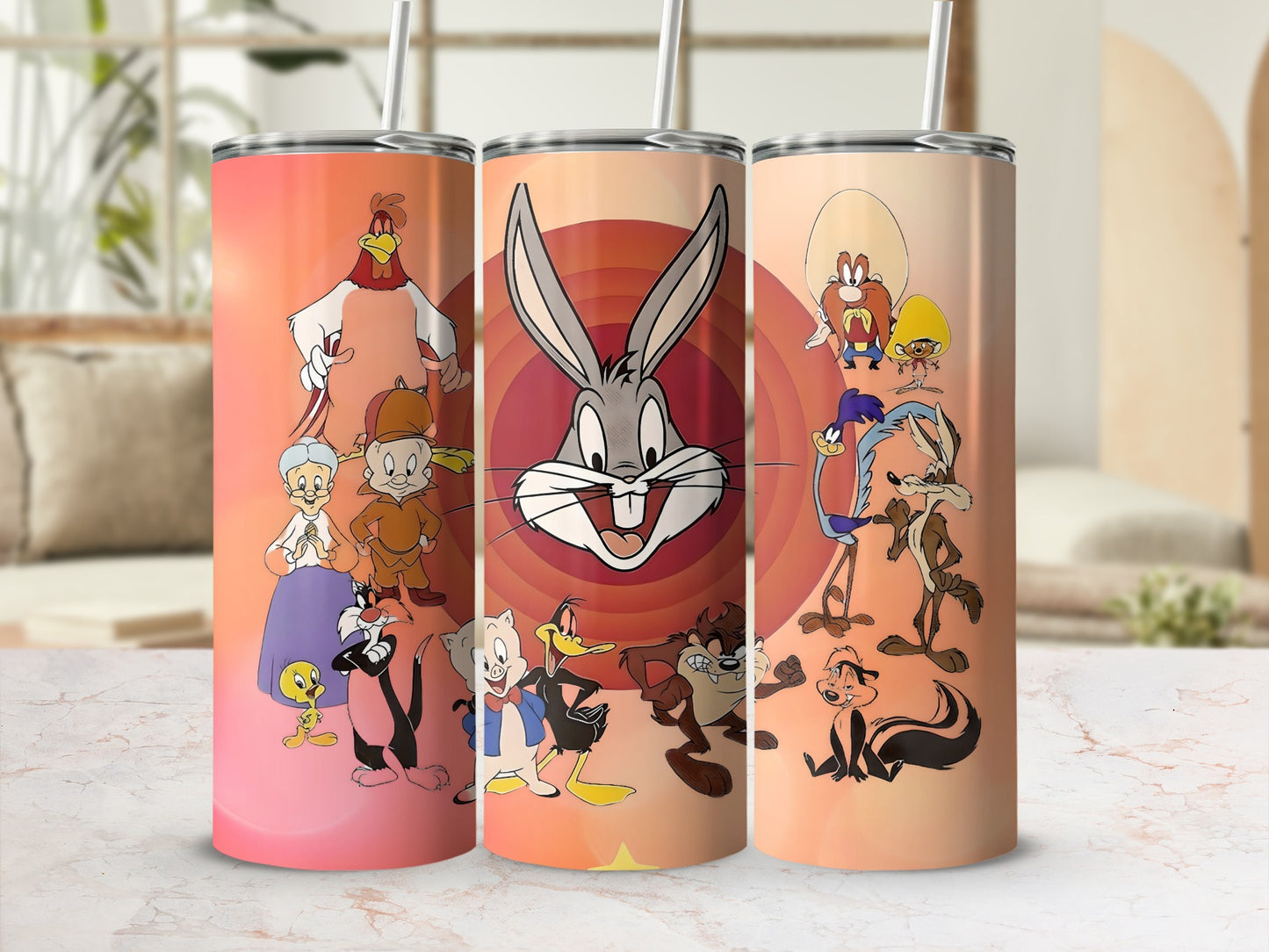 Classic Cartoon Characters Tumbler for Fans