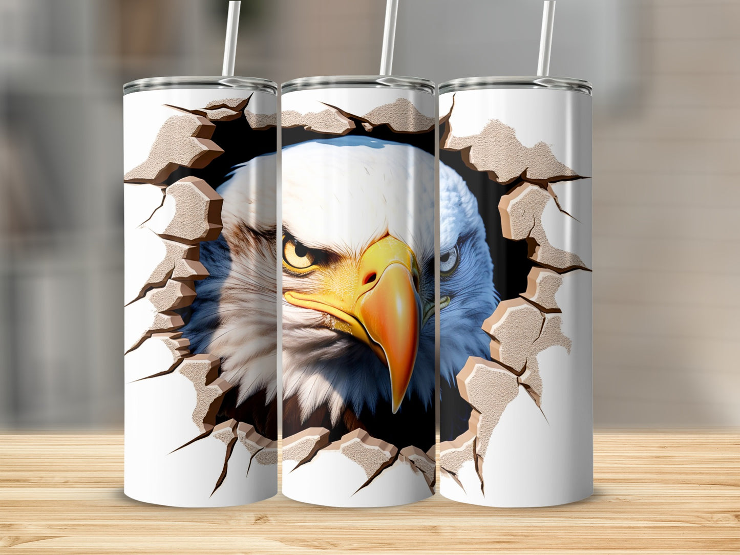Bald Eagle Head Cracked Wall Art Tumbler product type
Eagle
Bald Eagle
Eagle Head
Cracked Wall
Bursting Design
3D Effect
Tumbler
Bird Art
Wildlife
Predator
Fierce Eagle
Patriotic Gift
American Icon
Drinkware
Graphic Print
Animal Design
Unique Gift
Custom Tumbler
Nature Inspired
Powerful Image