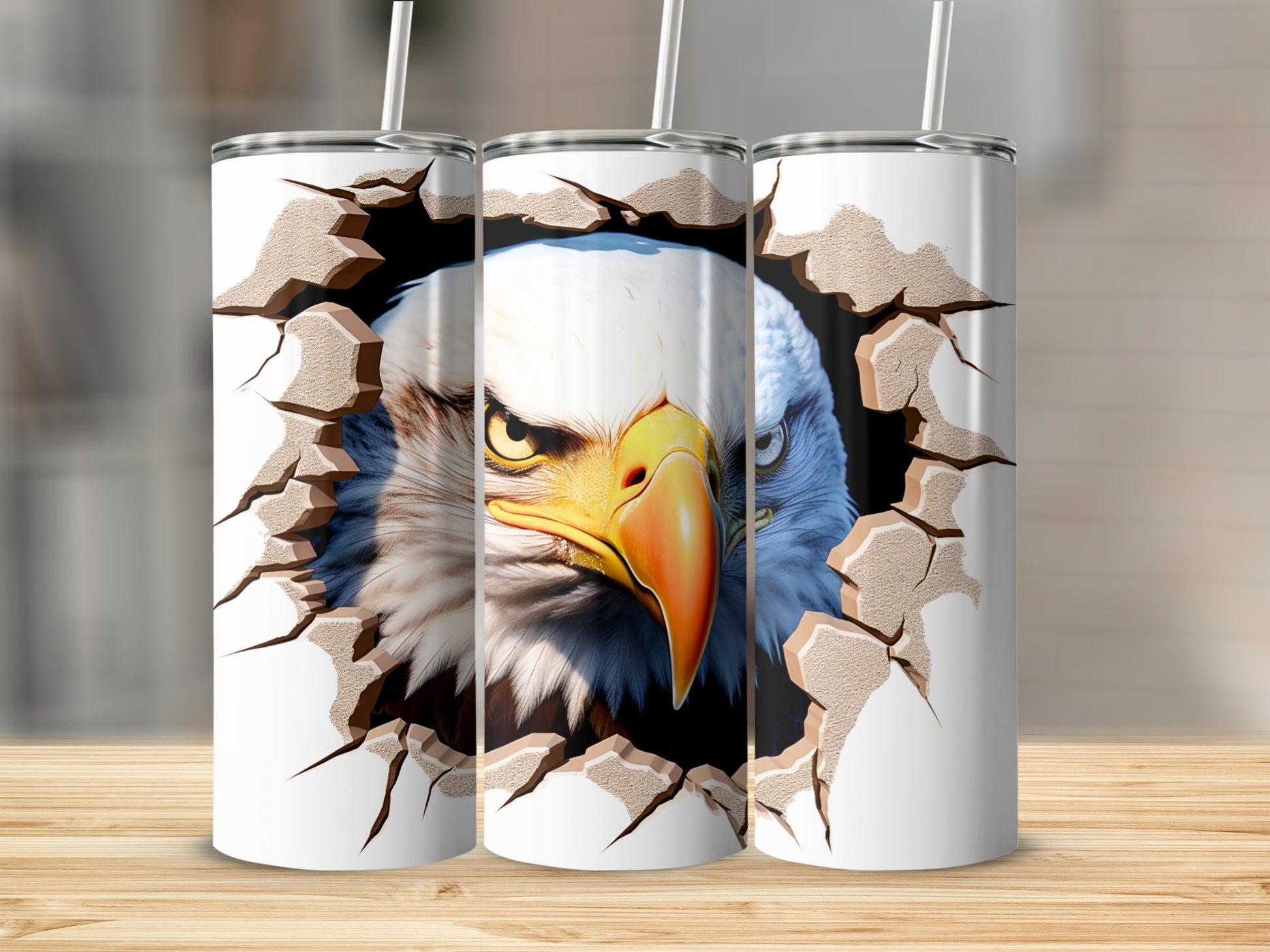 Bald Eagle Head Cracked Wall Art Tumbler product type
Eagle
Bald Eagle
Eagle Head
Cracked Wall
Bursting Design
3D Effect
Tumbler
Bird Art
Wildlife
Predator
Fierce Eagle
Patriotic Gift
American Icon
Drinkware
Graphic Print
Animal Design
Unique Gift
Custom Tumbler
Nature Inspired
Powerful Image
