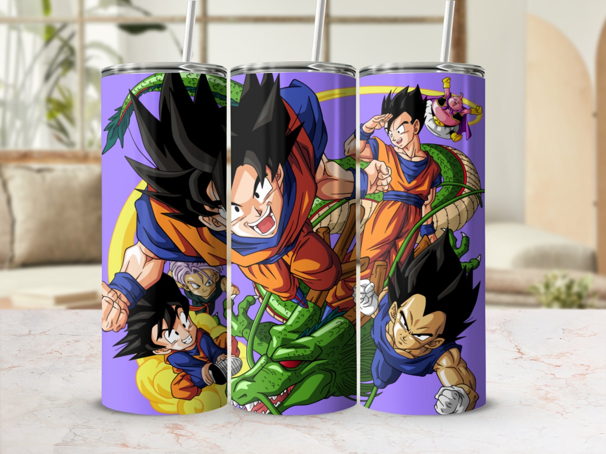 Colorful Anime Character Design Tumbler Drinkware