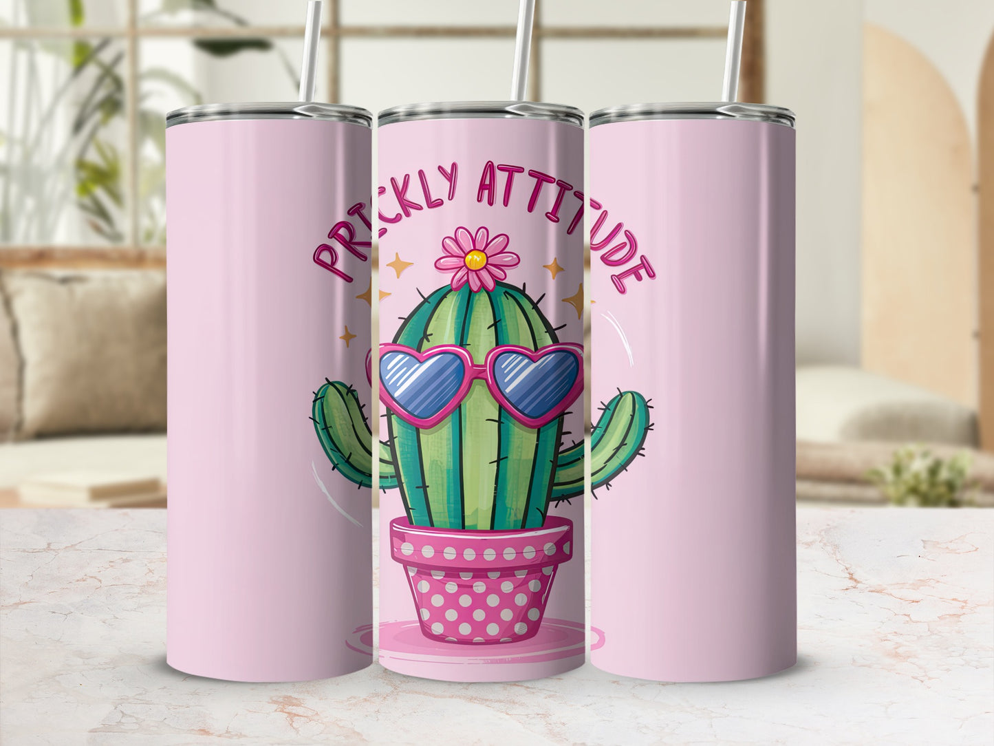 Pink Prickly Attitude Cactus Sunglasses Flower product type