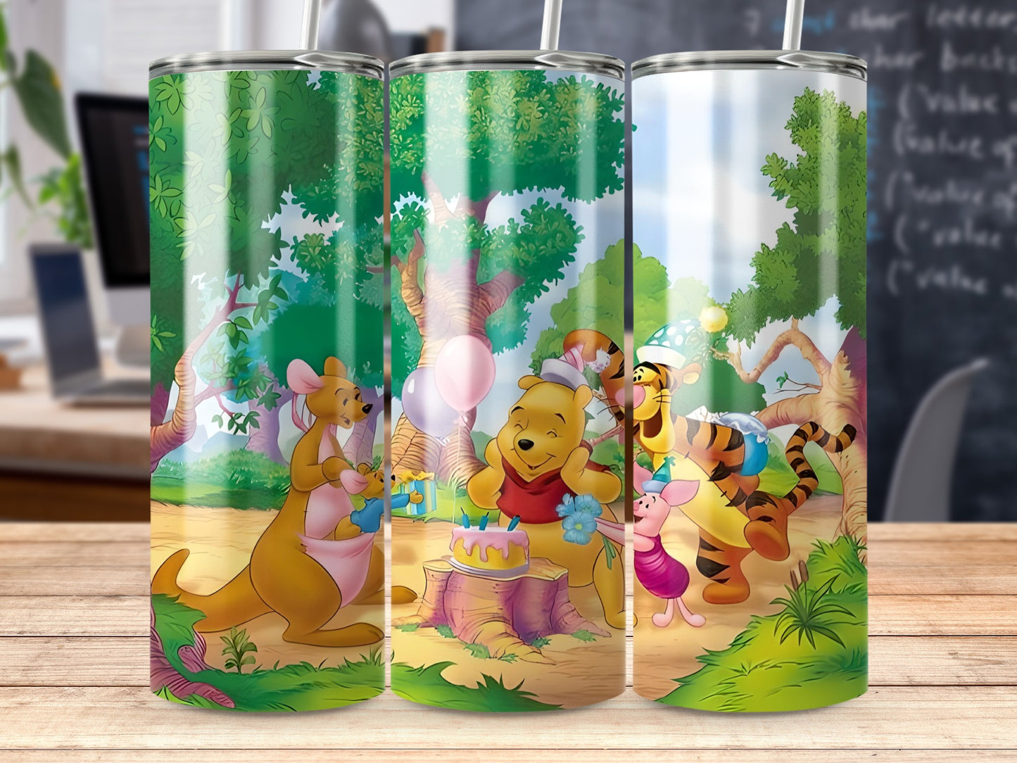Winnie the Pooh Characters Tumbler for Kids and Adults