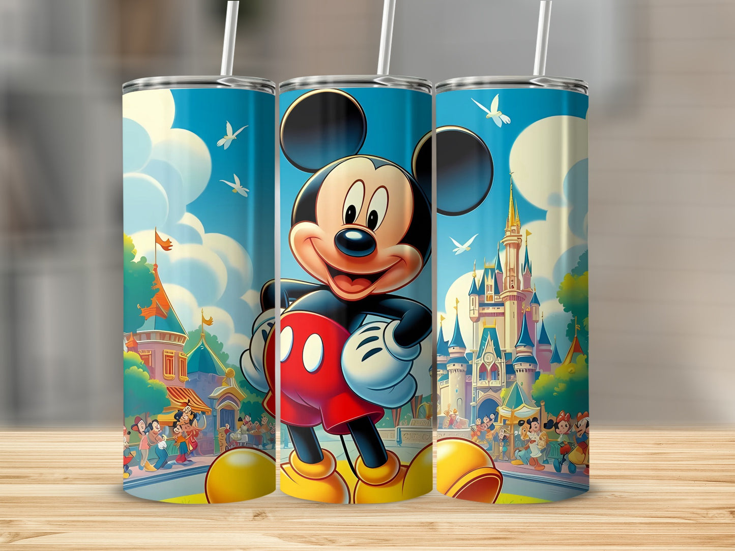 Mickey Mouse Wonderland Tumbler with Straw Accessory