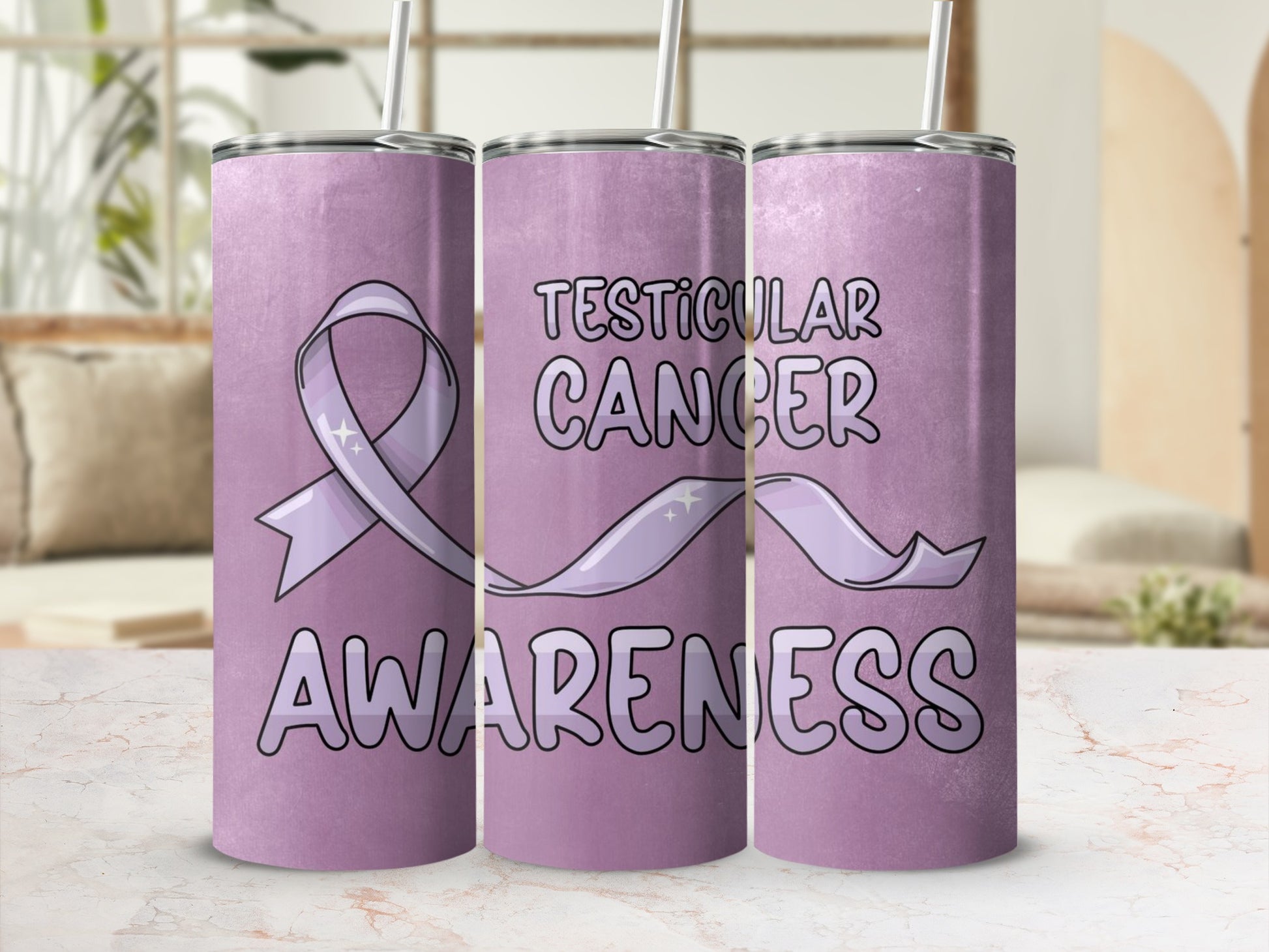 Testicular Cancer Awareness Tumbler Product