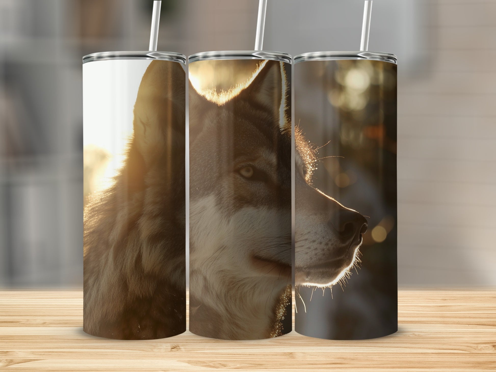 Wild Wolf Sunlight Golden Tumblers product type
Wolf
Wildlife
Nature
Sunlight
Golden hour
Animal
Wild animal
Majestic
Predator
Wilderness
Grey wolf
Timber wolf
Canine
Tumbler
Drinkware
Insulated
Straw tumbler
Travel mug
Wolf gift
Animal lover