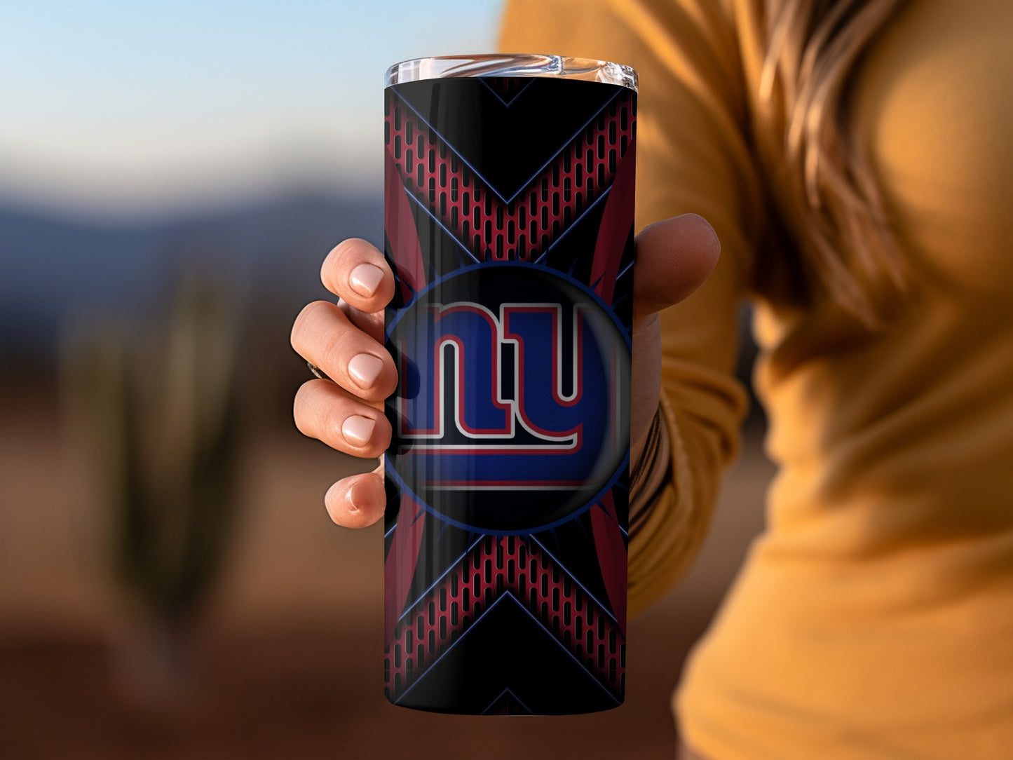 New York Giants Team Logo With Sleek Design Tumblers