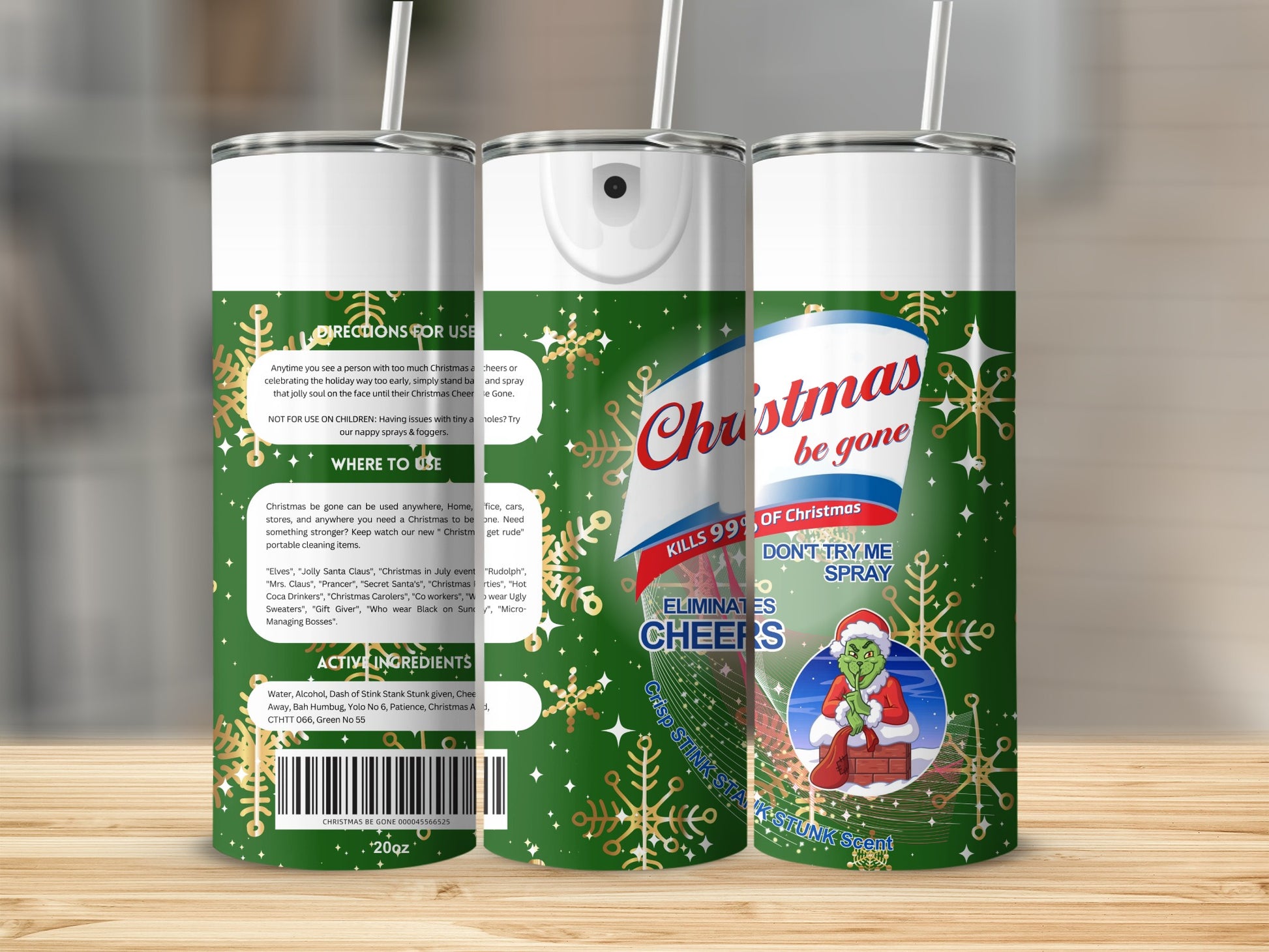 Christmas Be Gone Kills 99% of Christmas Cheers Spray