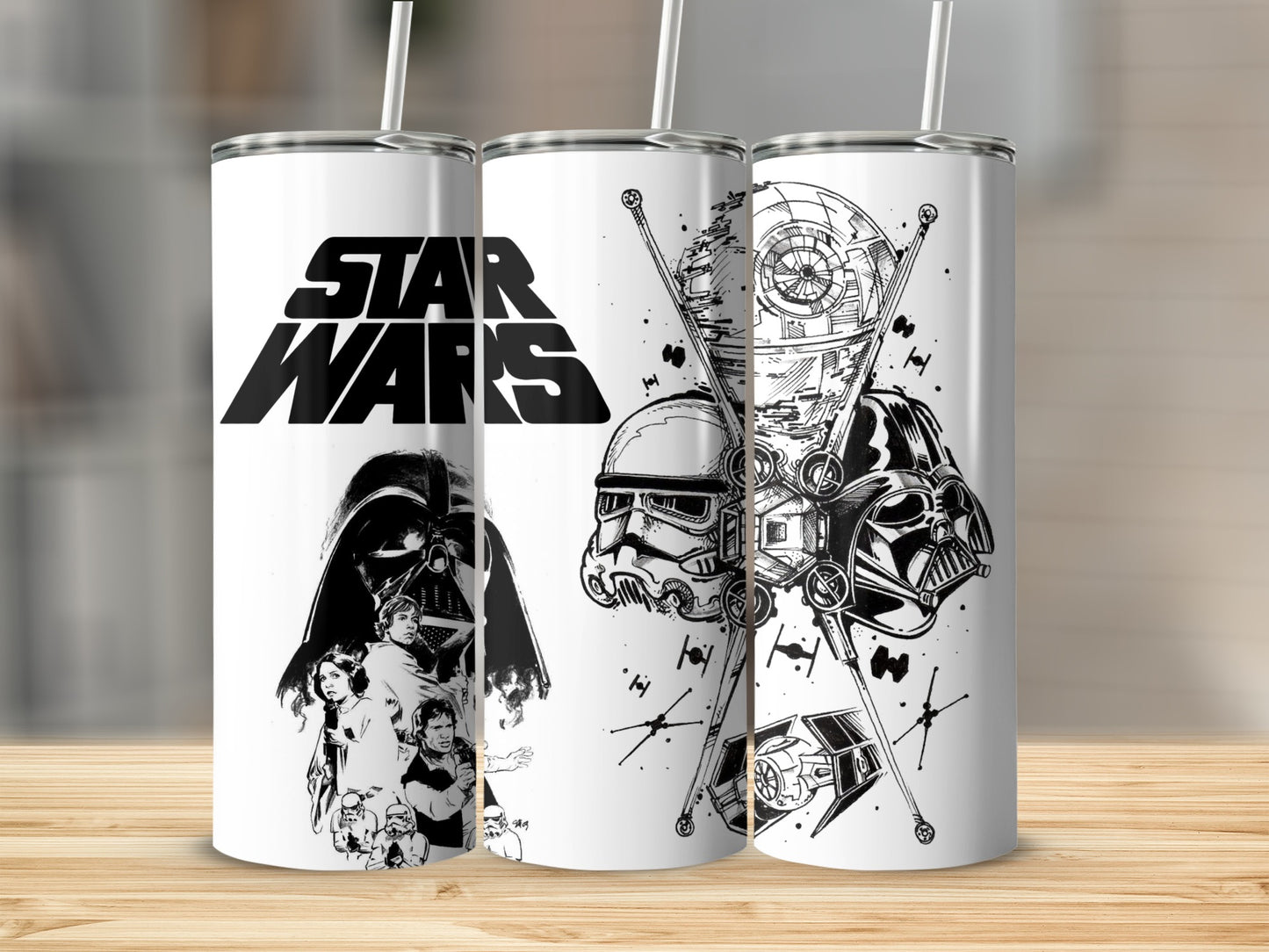 Star Wars Characters Darth Vader Stormtrooper Tumbler product type