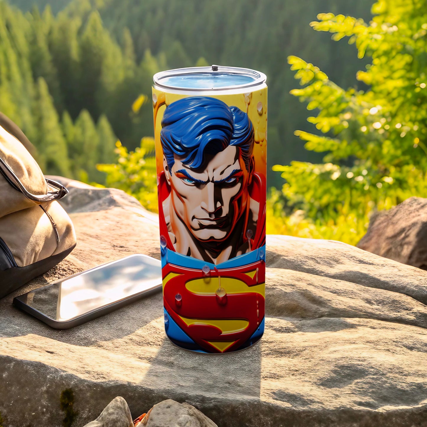 Superman Character Image Travel Tumbler for Sale