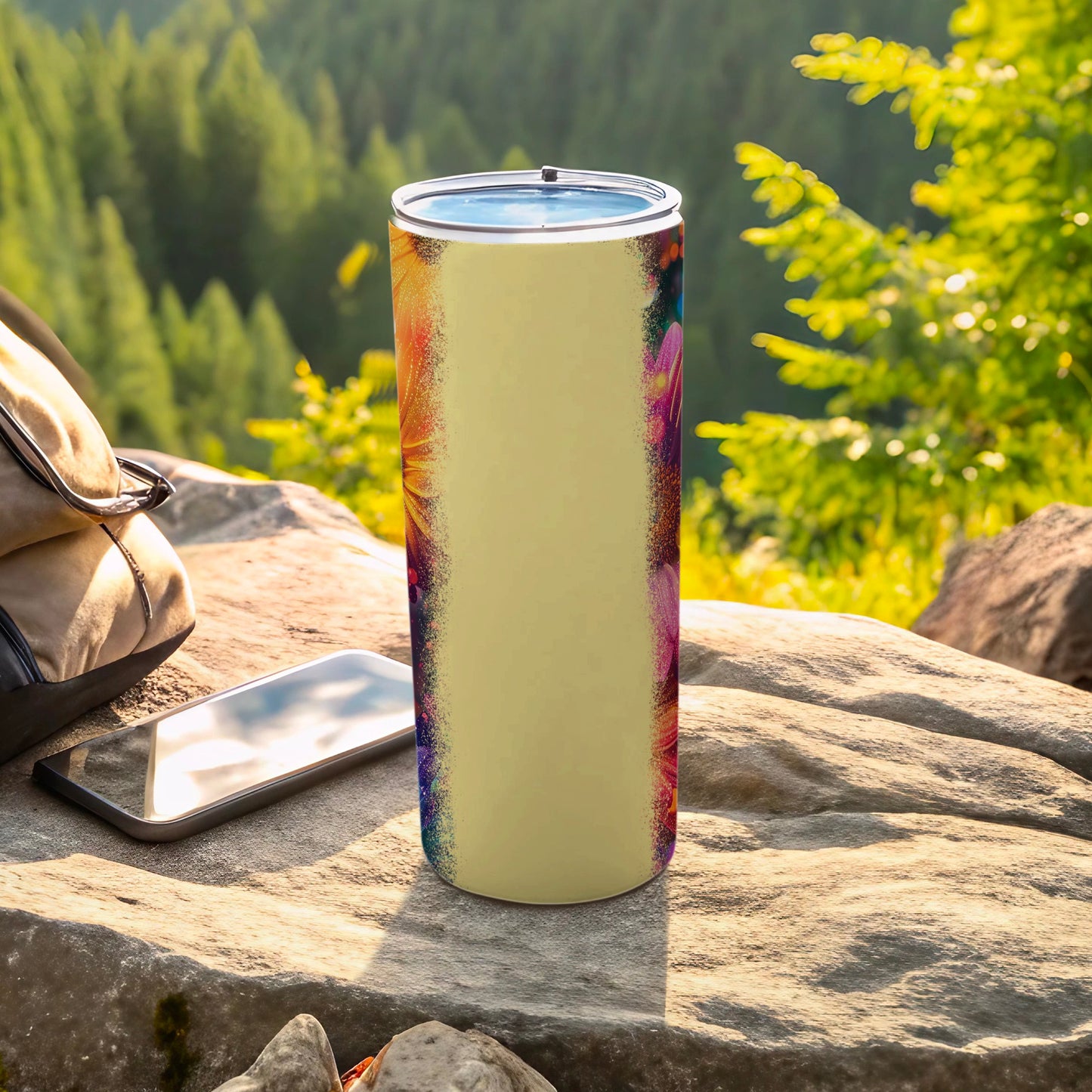 Vibrant Outdoor Adventure Insulated Tumbler With Lid
