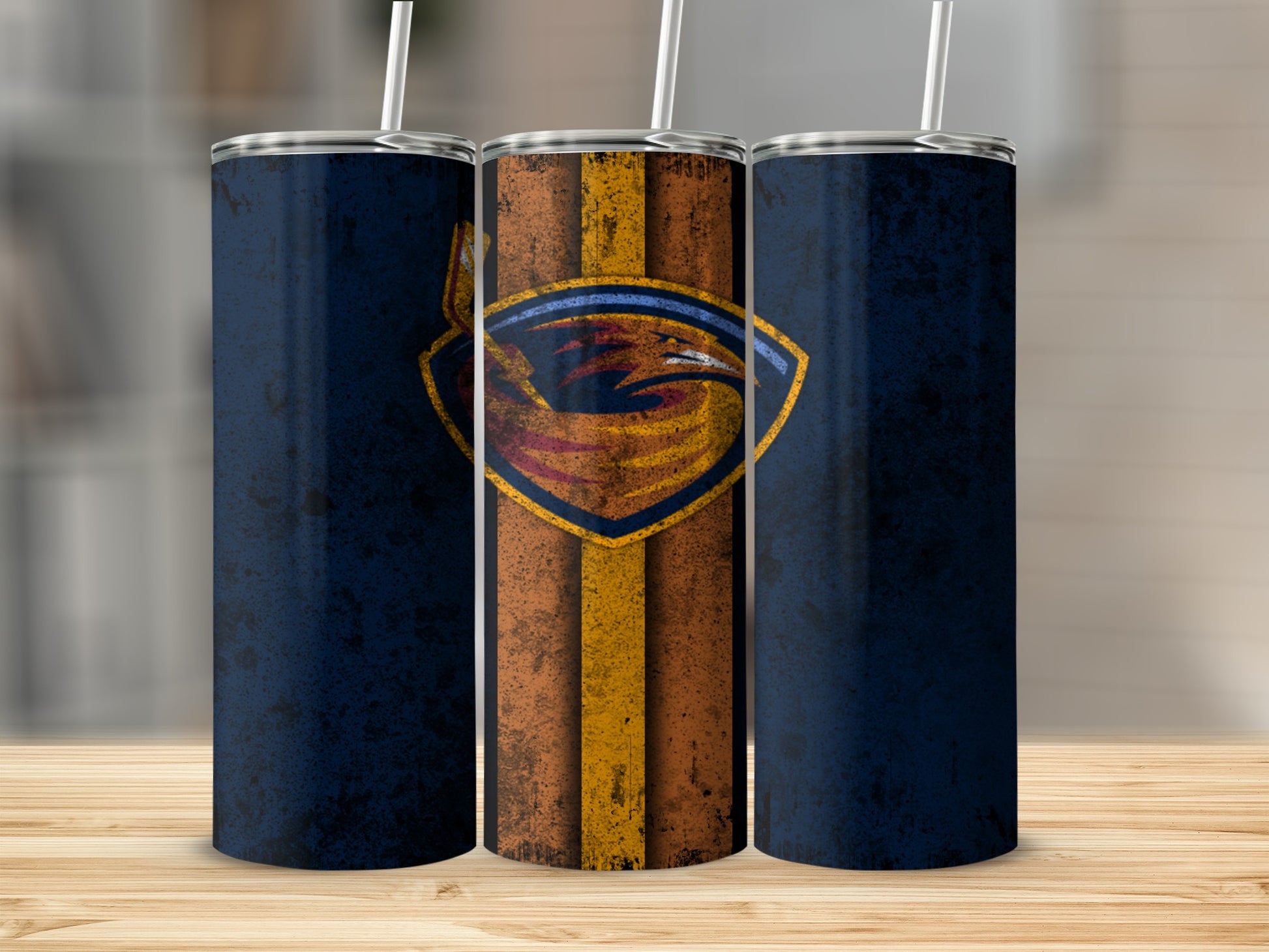Retro Hockey Team Logo Insulated Stainless Steel Tumbler