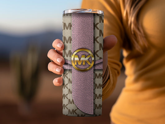 Stylish MK Branded Tumbler for Beverages and Travel