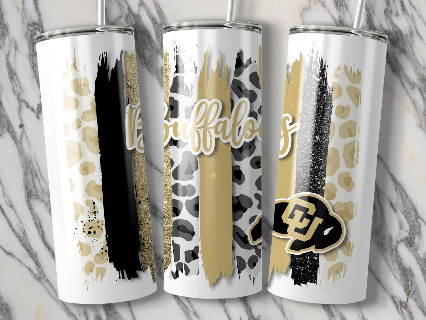 Colorado Buffaloes Tumblers Leopard Tumbler