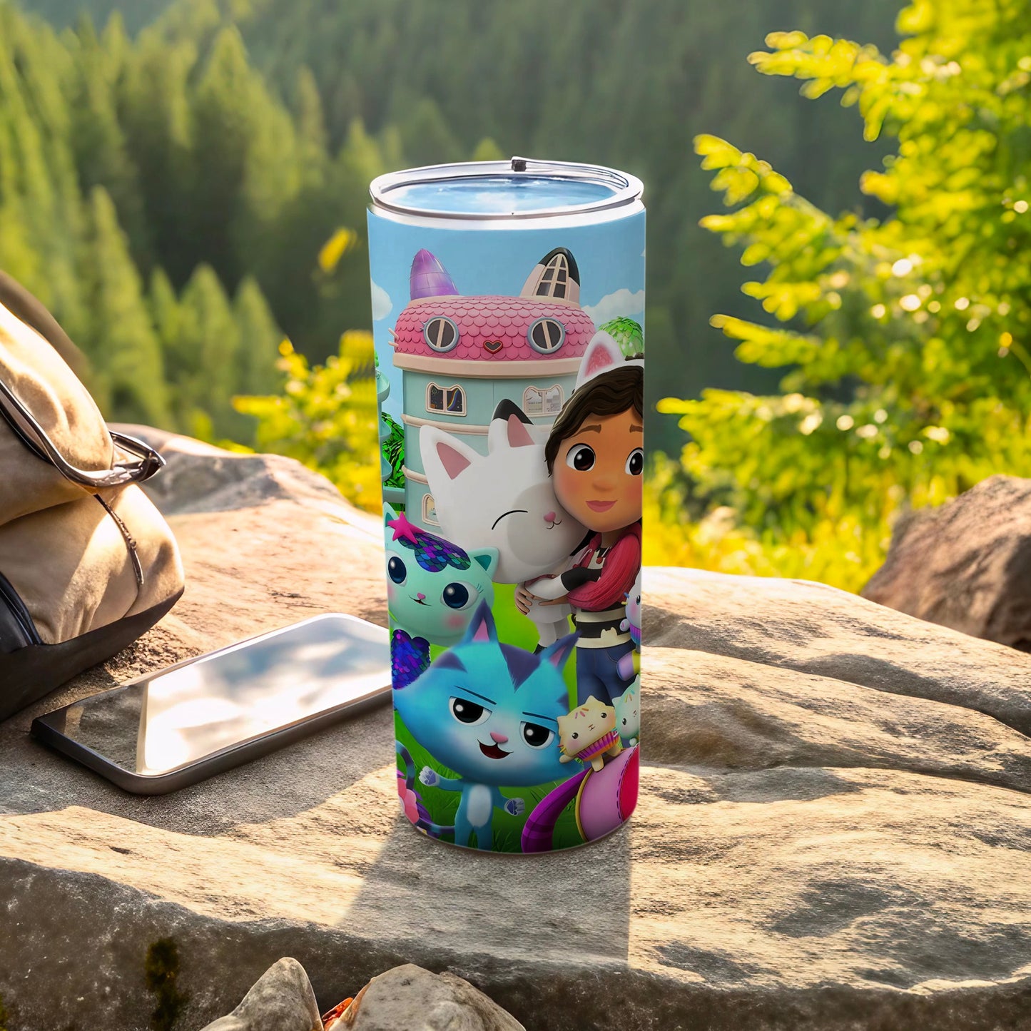Kids Cartoon Characters Tumbler for Outdoor Adventures