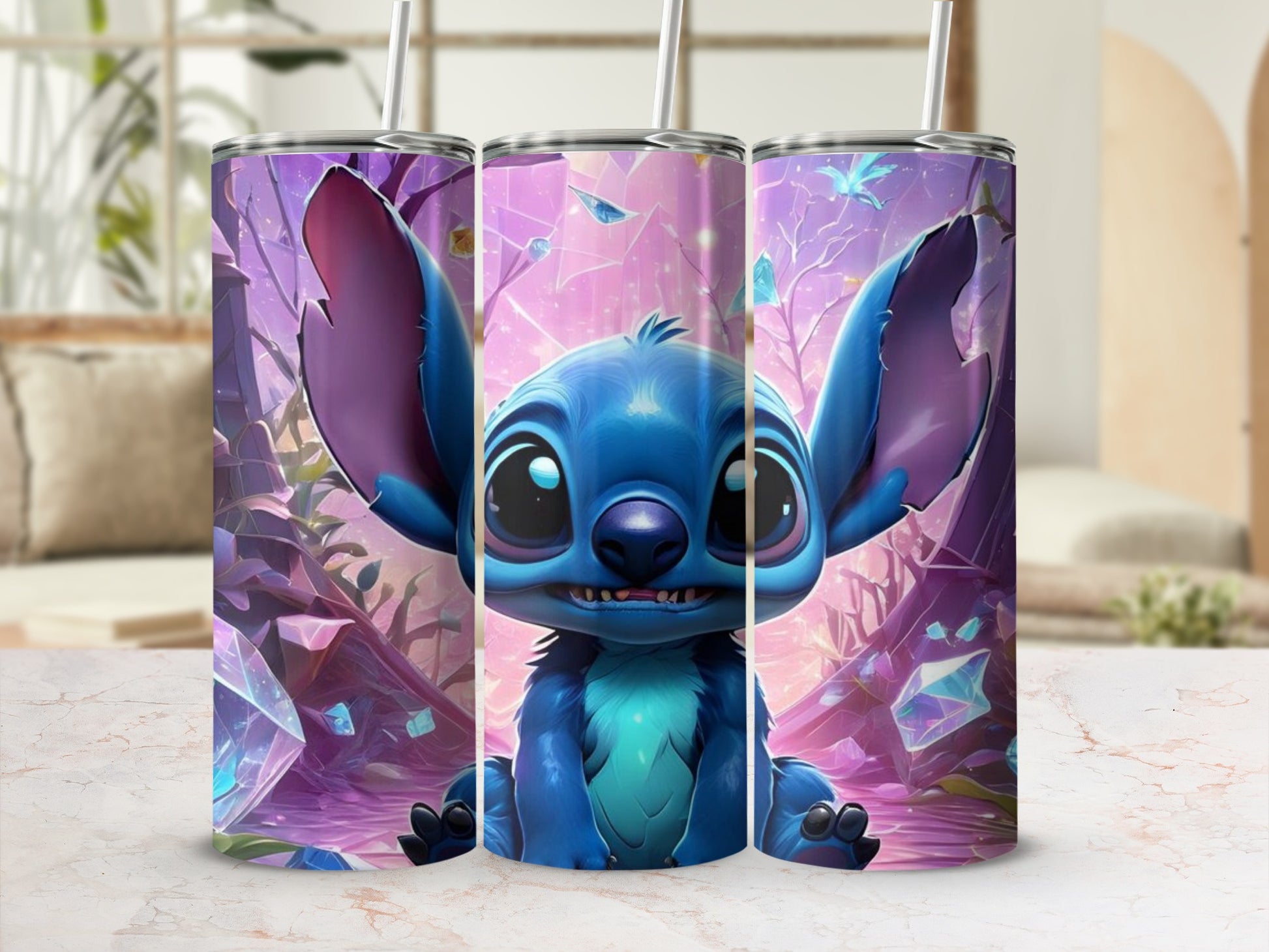 Cute Cartoon Alien Character Tumbler Creative Design