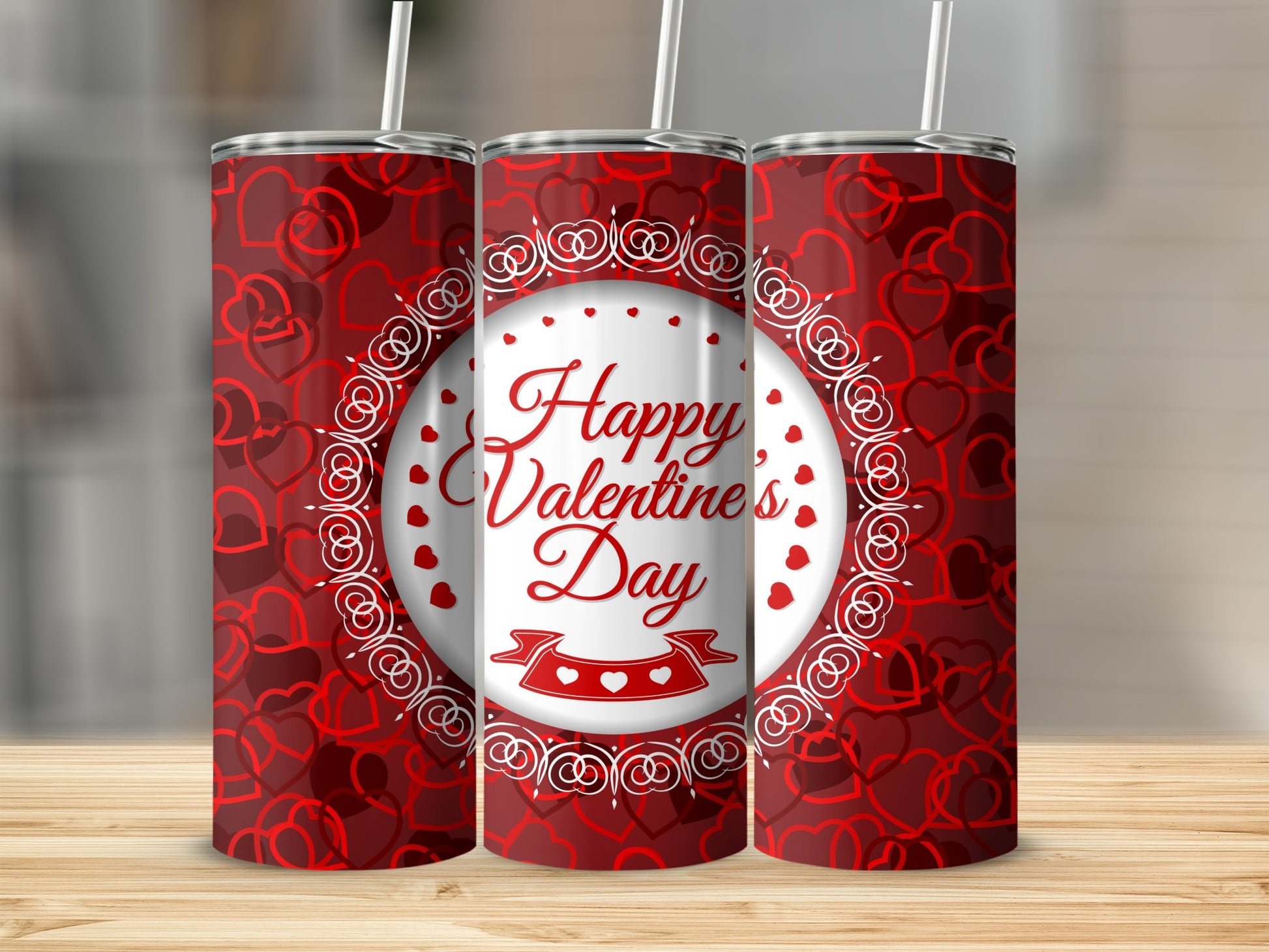 Happy Valentines Day Red Heart Design product type
