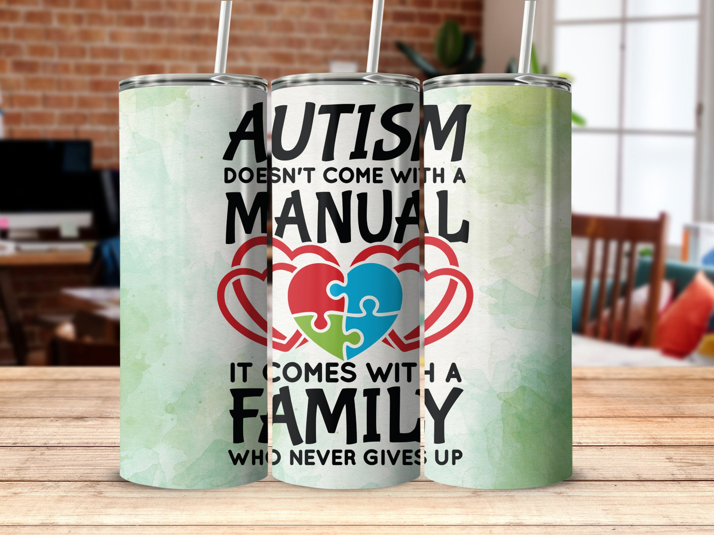 Autism Doesn't Come With A Manual Family Tumbler