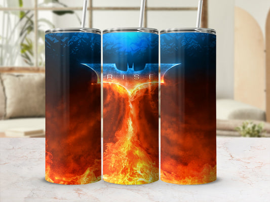 Batman Dark Knight Rise Fiery Sky Blue Tumbler product type