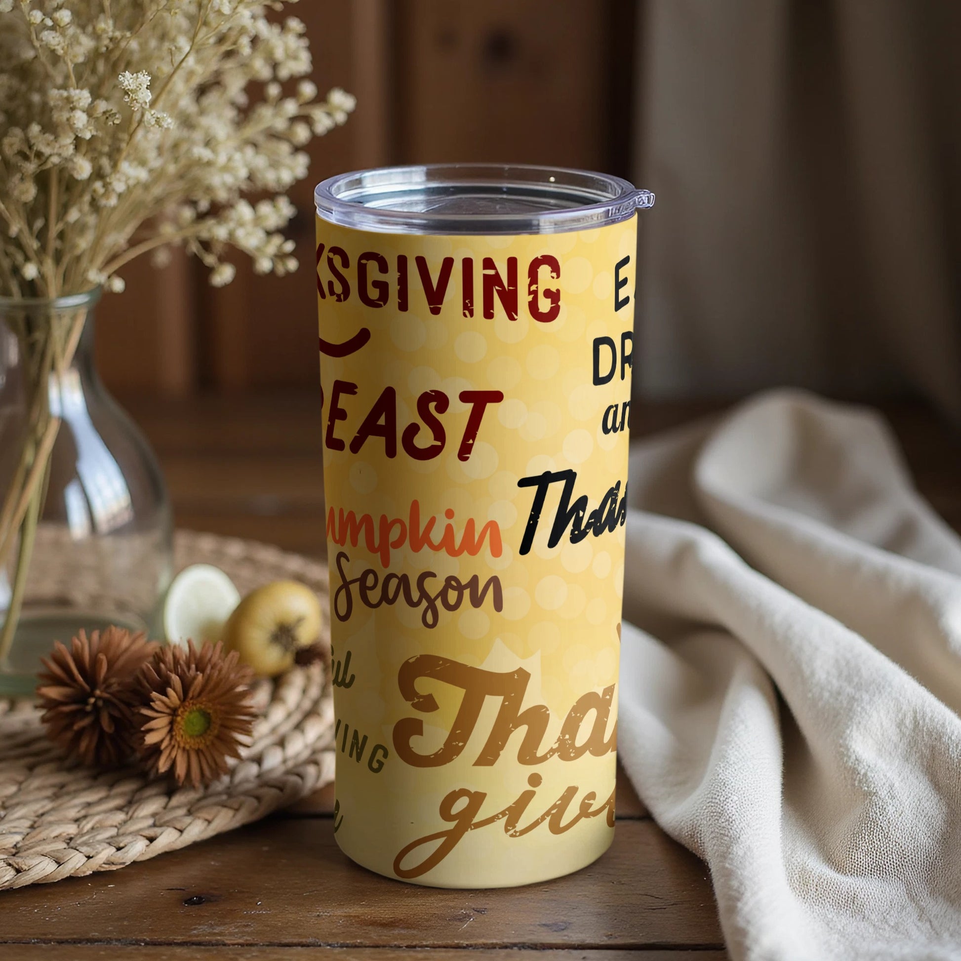 Thanksgiving Feast Pumpkin Season Drinkware