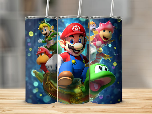 Super Mario Characters Themed Tumbler Cup Accessory