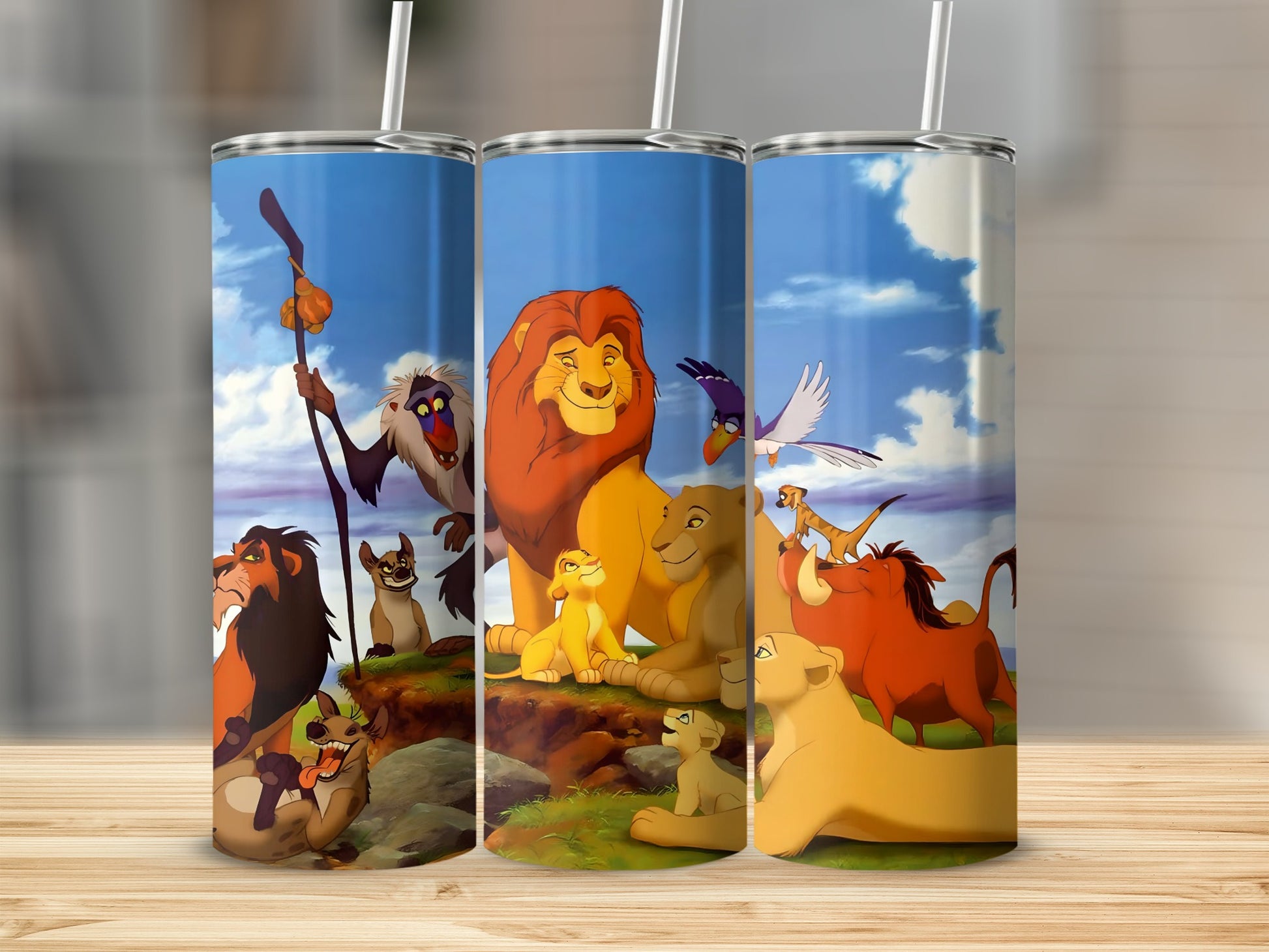 The Lion King Characters Scene Tumbler Product