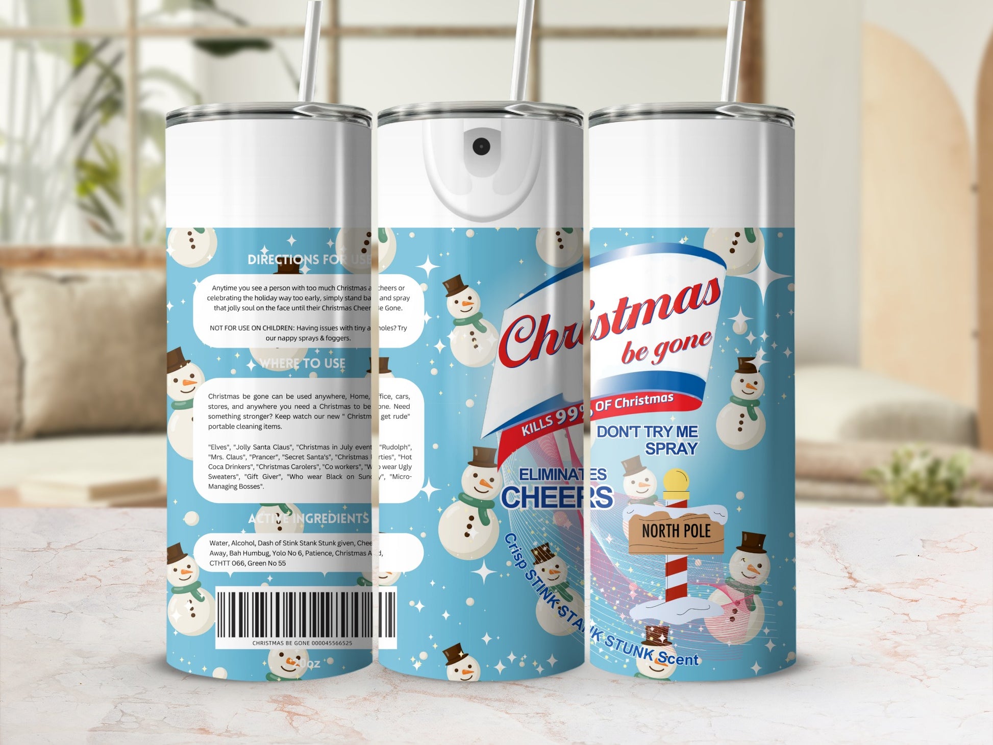 Christmas Be Gone Spray Kills 99 Percent of Christmas