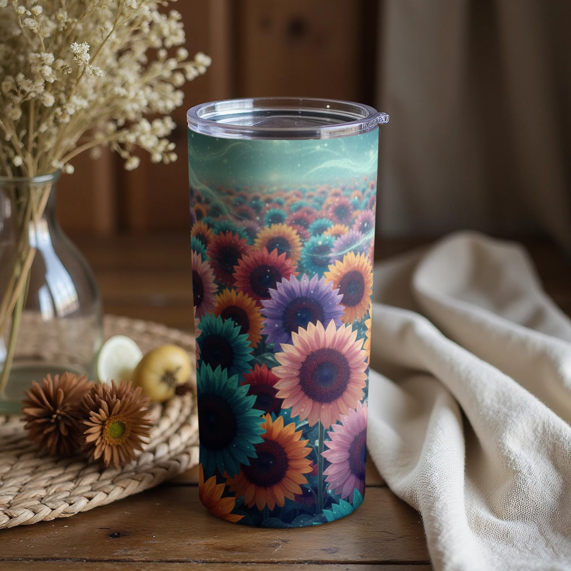 Sunflowers In Bloom Insulated Tumbler